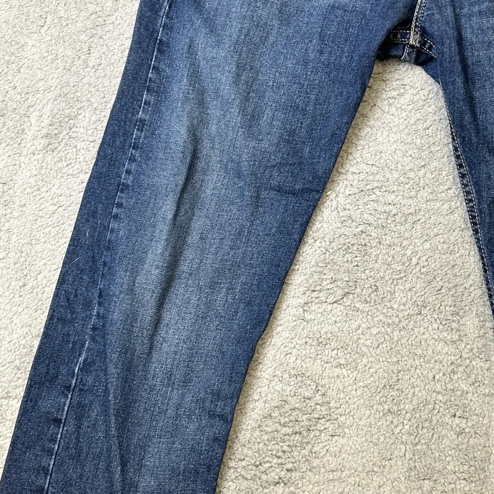 Levi's 505 Regular Fit Straight Jeans Men's Size W 40 X L 30 Blue Denim 5-Pocket